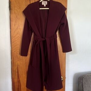 Forever 21 Burgundy trench coat
